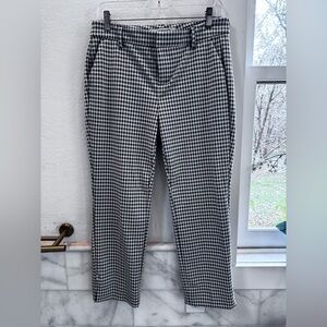 Liverpool Gray and White Houndstooth Pants